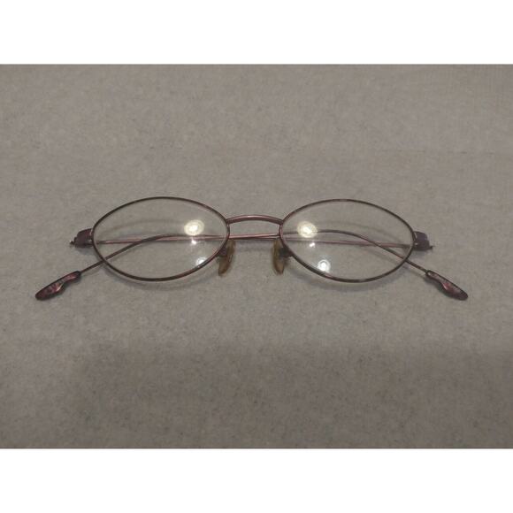 St. Moritz Womens Eyeglasses Frames Full Rim Metal Rosetta Burgundy 46-18-140 - Picture 2 of 6